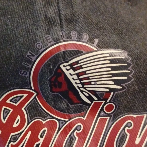 Indian Motorcycle Gray DEMIM VINTAGE Cap HAT - Picture 6 of 6